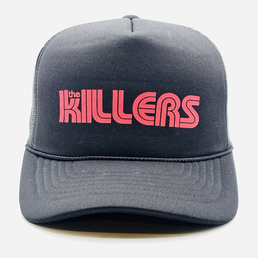 The Killers Band Trucker Hat Black Mesh Snapback Cap